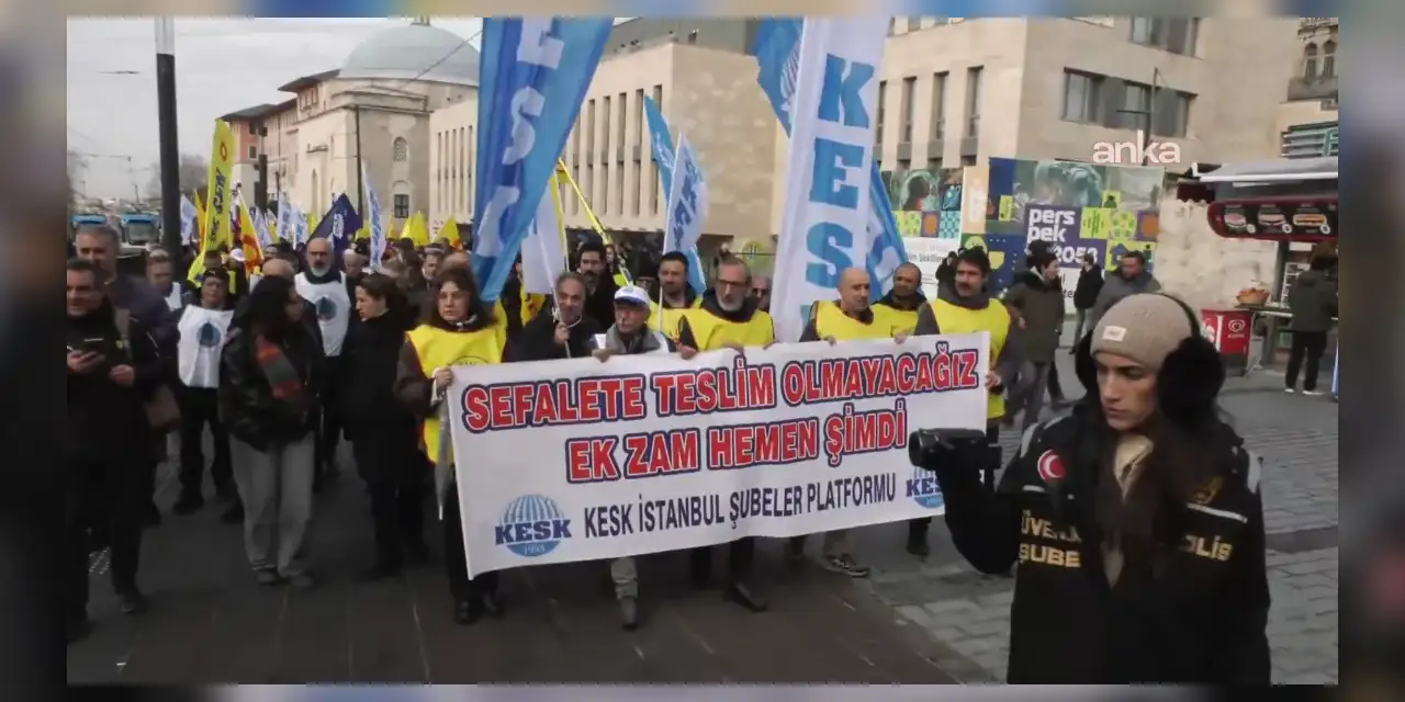 Kamu emekçileri Türkiye genelinde iş bıraktı: İnsanca yaşamak istiyoruz