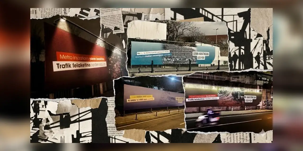 Özel tepki göstermiş suç duyurusunda bulunacağız demişti: İBB aleyhine asılan afişler kaldırılıyor