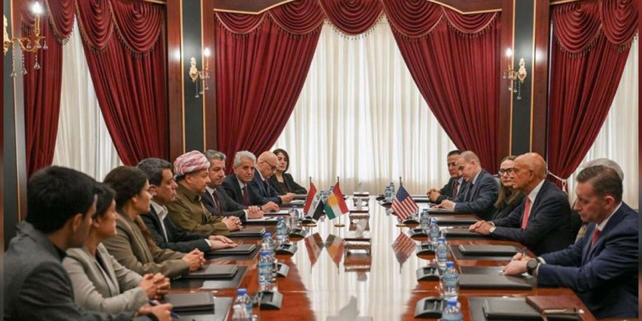 Erbil’de toplantı: Mazlum Abdi, Tom Barrack ve Mesud Barzani’yle görüştü