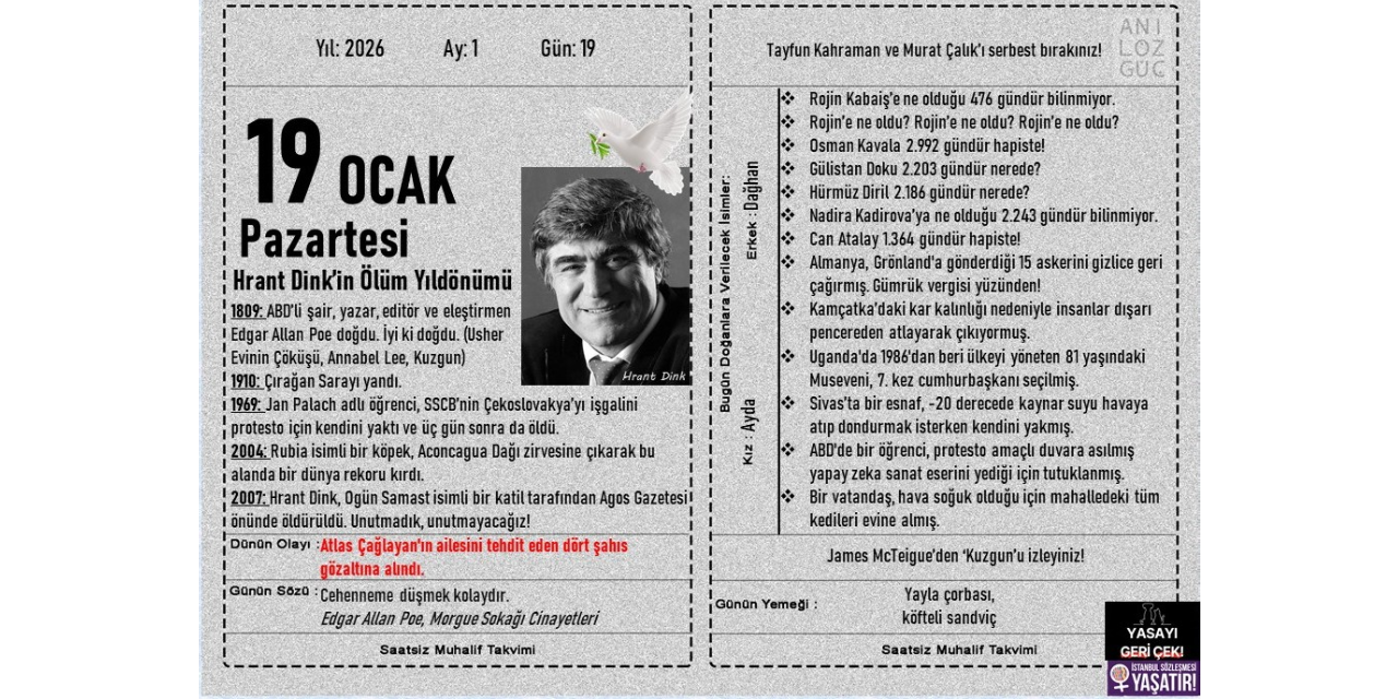 Hrant Dink'in Ölüm Yıldönümü