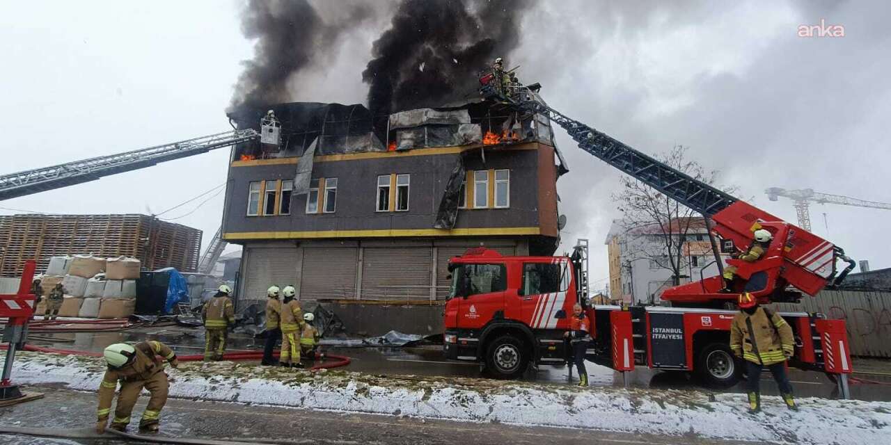 Çakmak fabrikasında yangın