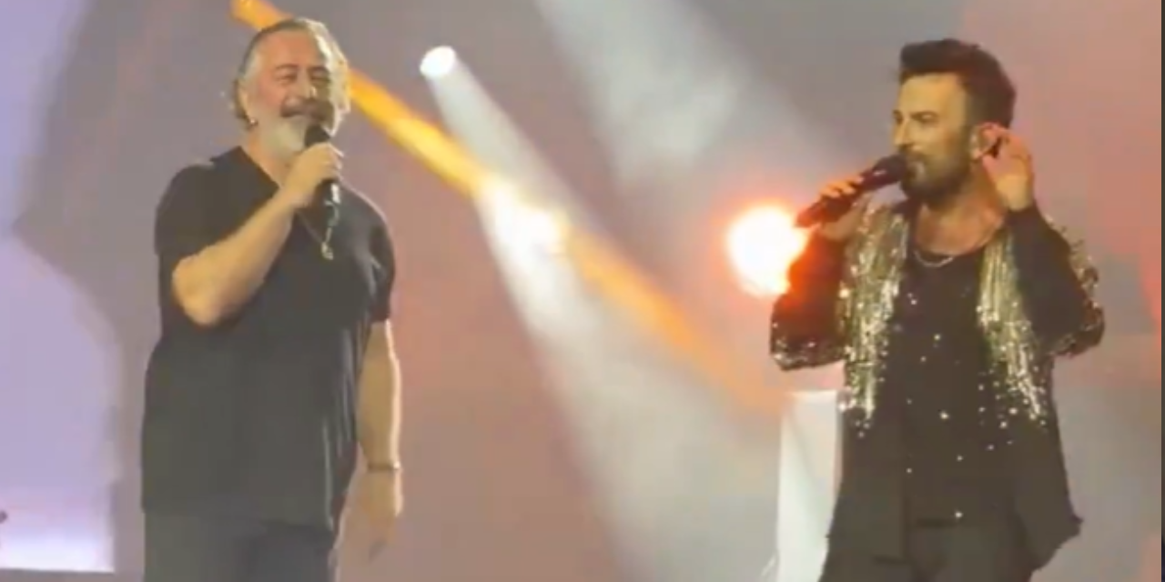Tarkan'a İstanbul konserinde Cem Yılmaz sürprizi: 'Kuzu Kuzu' dansı damga vurdu