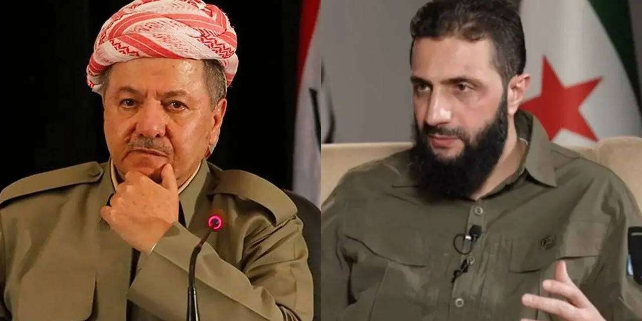 Barzani ve Şara telefonda görüştü: Neler konuşuldu?