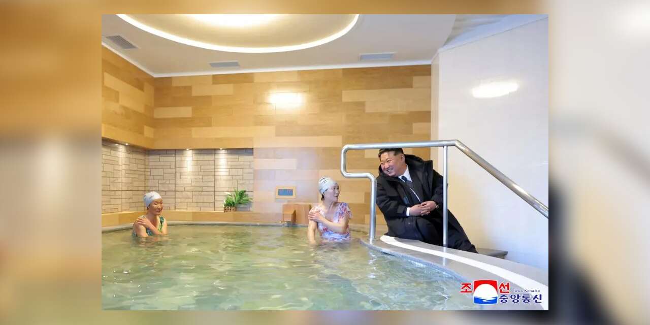 Sosyal medyada viral oldu: Kim Jong Un kaplıca gezdi