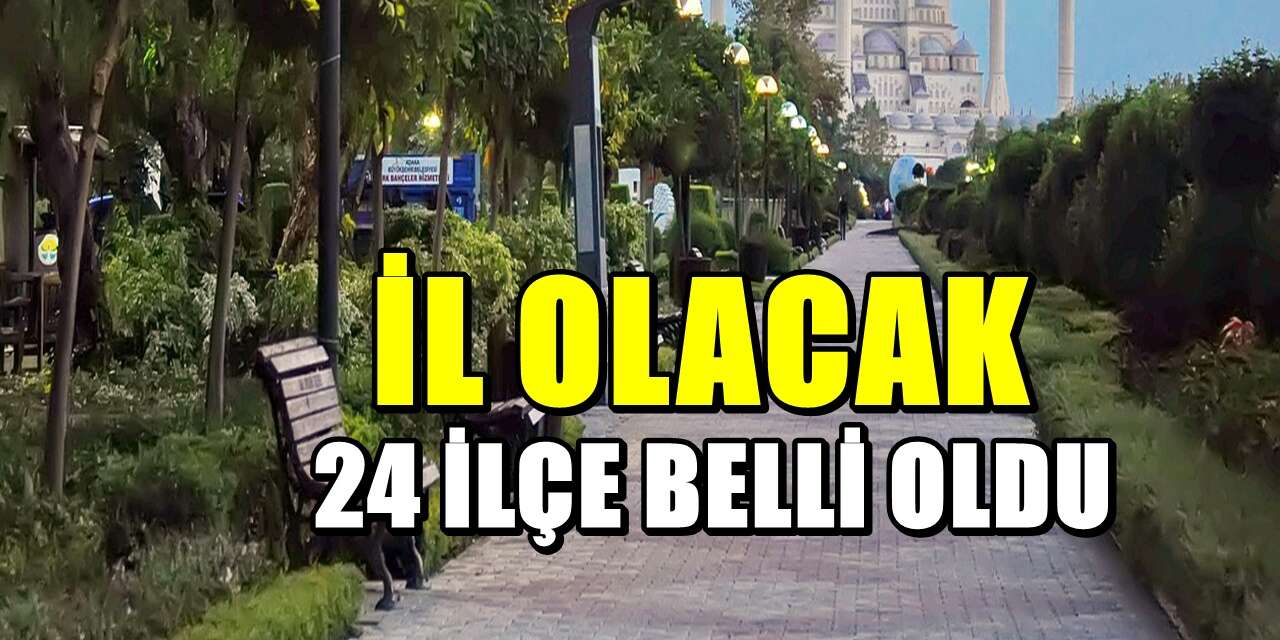 81 il sayısına 24 ilçe daha - İl olmayı hak eden ilçeler