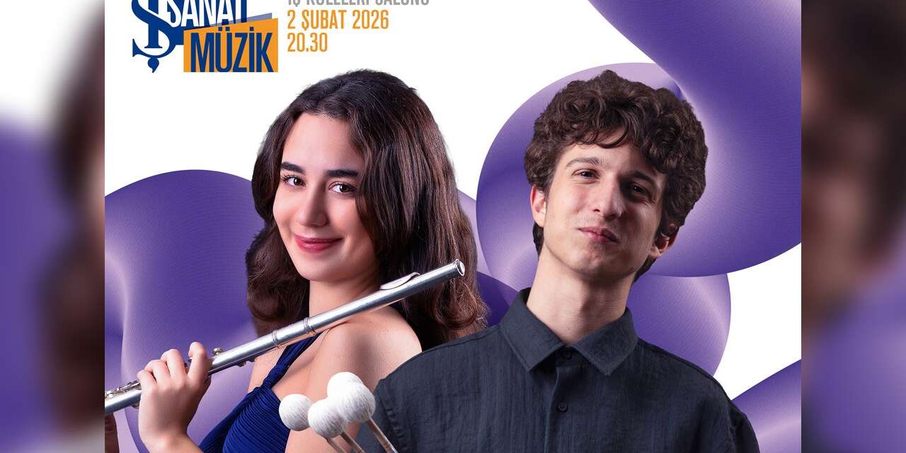 İş Sanat’ta sahne gençlerin: Flütte Maya Devrim Tanyılmaz, vurmalılarda Batu Özcan