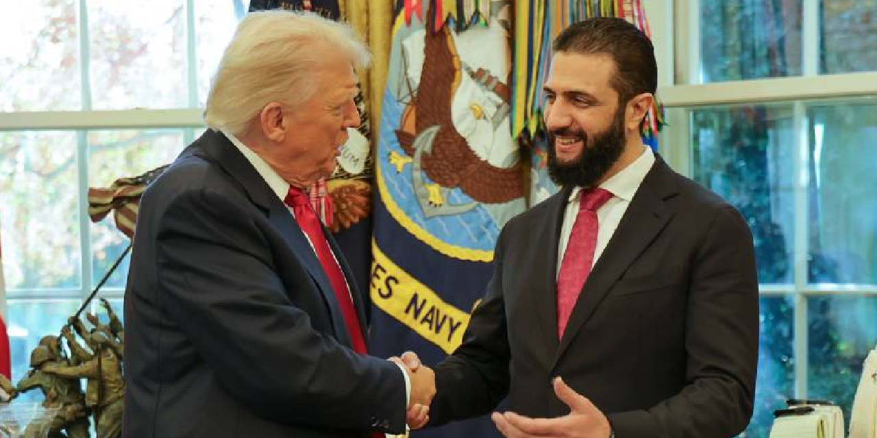 Trump ve Şara arasında sürpriz görüşme: 'Suriye ile ilgili politikalar çok iyi gidiyor'