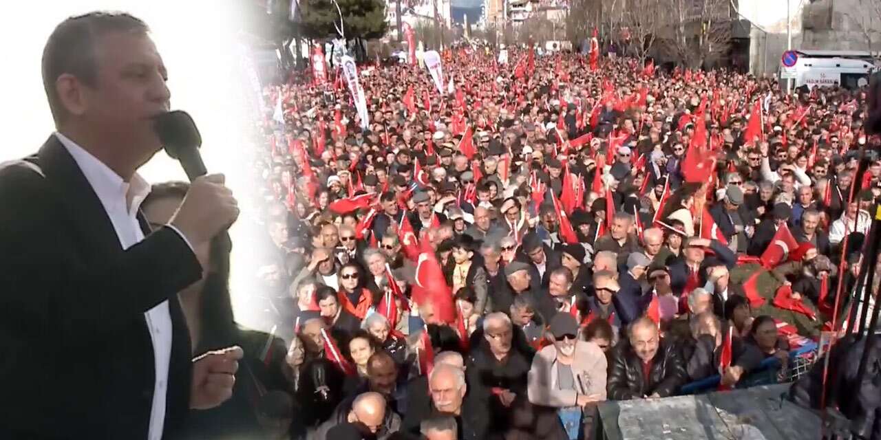 CHP'nin 86. eylem adresinde Özgür Özel on binlerle…