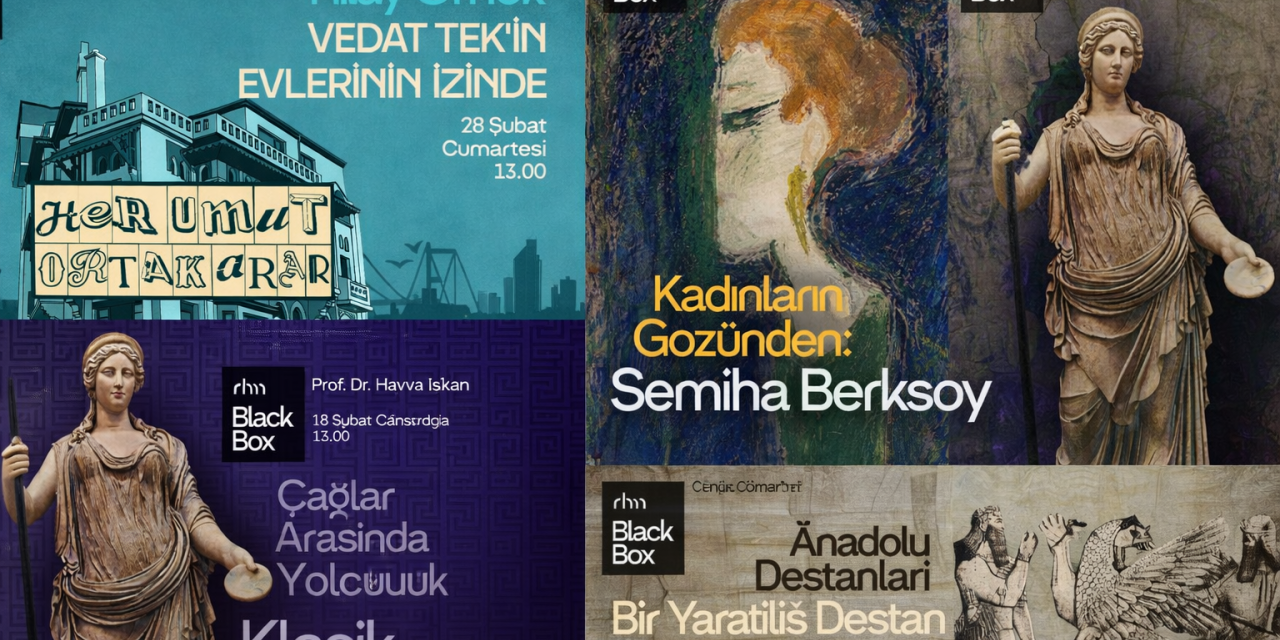 BlackBox’ta şubat ajandası: Suç Ve Ceza’dan yapay zekâya, Babil Destanından Vedat Tek’e