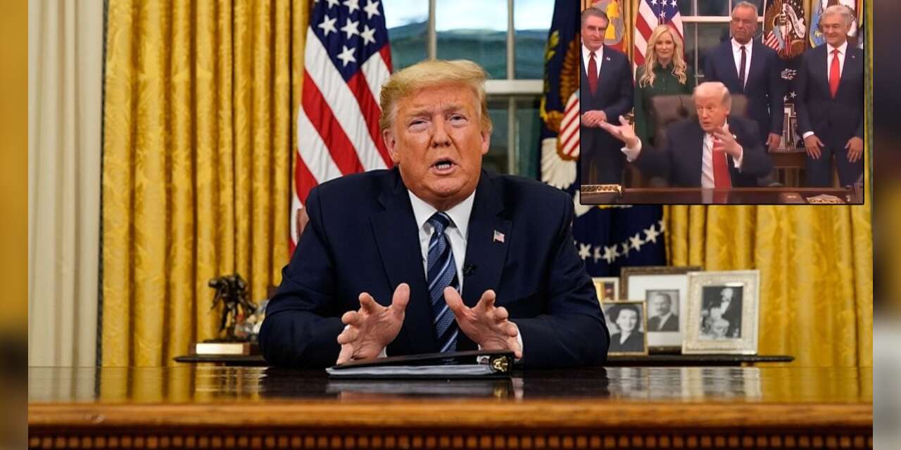 Epsitein soruları Trump'ı sinirlendirdi: Gazeteciler Oval Ofis'ten kovuldu