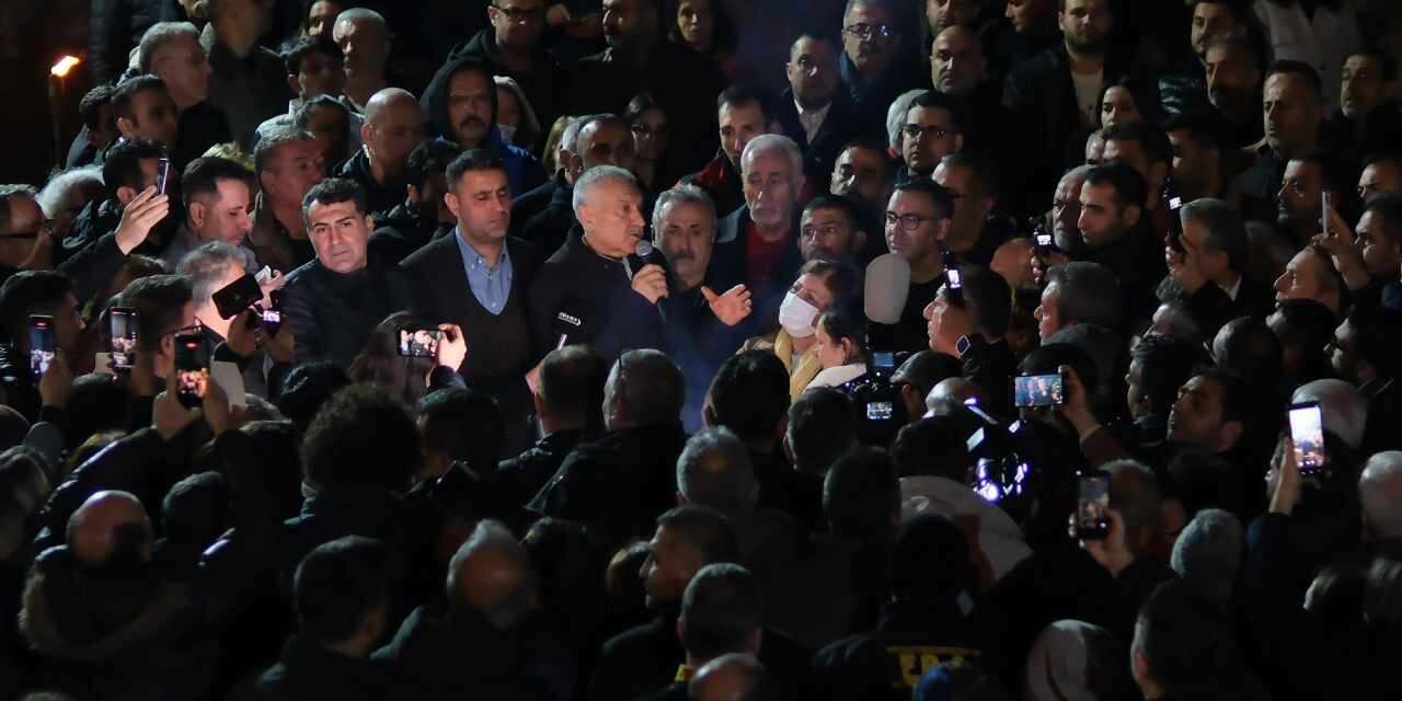 Zeydan Karalar tahliyeden sonra deprem anmasında