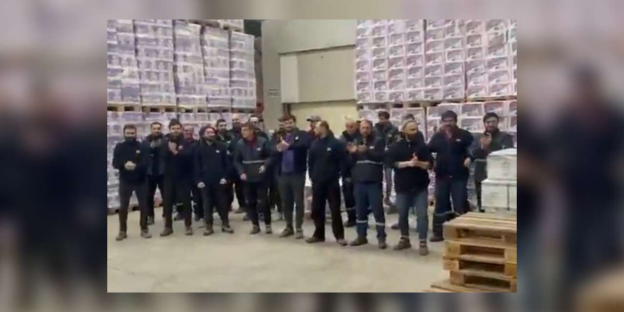 Trabzon’da ŞOK Market depo işçileri iş bıraktı