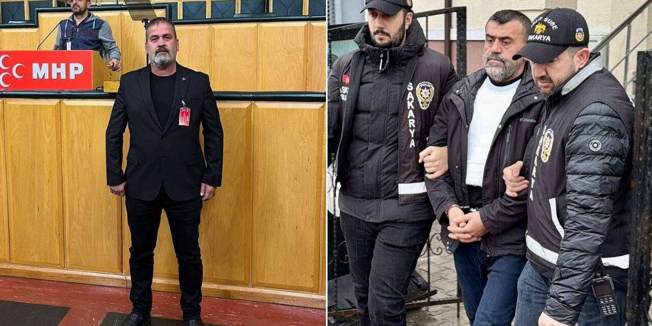Eşini ve MHP'li başkanı öldüren emekli polis tutuklandı