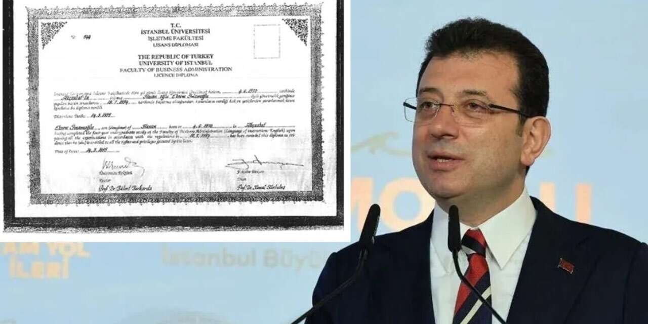 İmamoğlu’nun diploma iptalinden sonra… O üniversiteden ‘ilgili kişi hala mezundur’ çıkışı