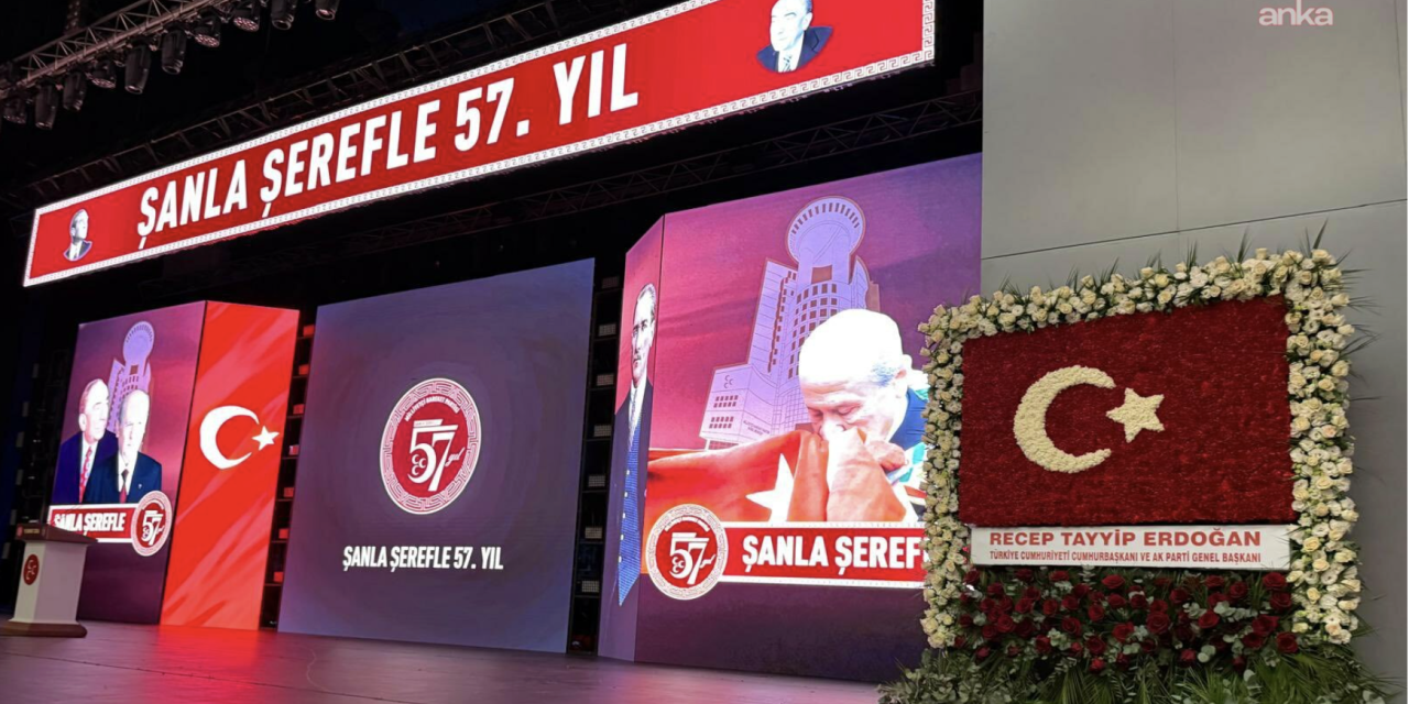 Erdoğan'dan, MHP'nin 57'inci yılına 57 gül