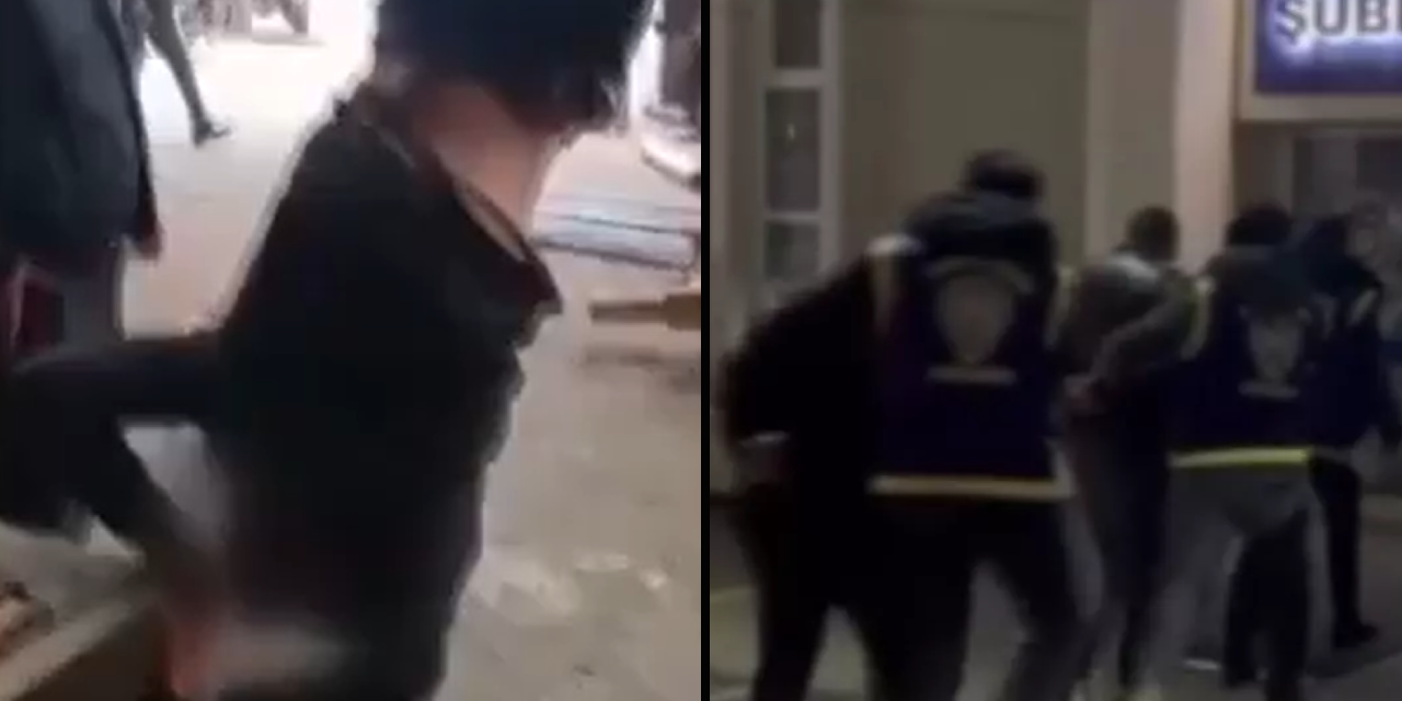 Zihinsel engelli adama işkence! Ayaklarından vince astılar