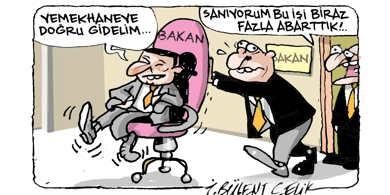 İ. Bülent Çelik'in 16 Şubat 2026 tarihli karikatürü