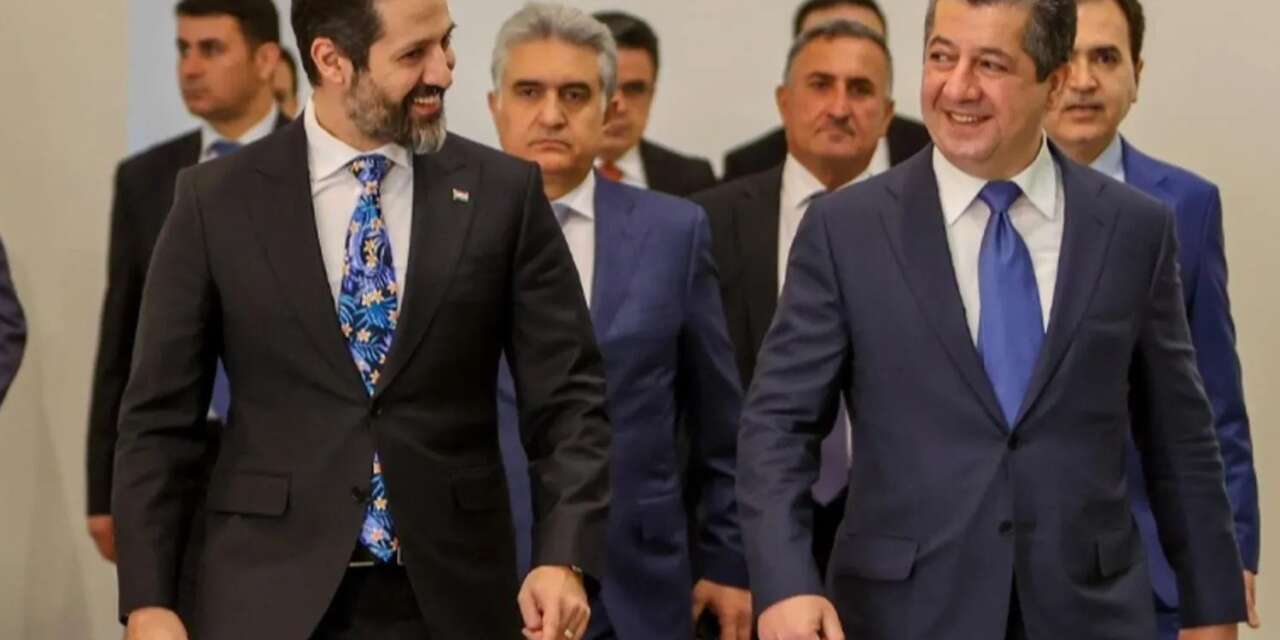 Mesrur Barzani ve Kubat Talabani bir araya geldi