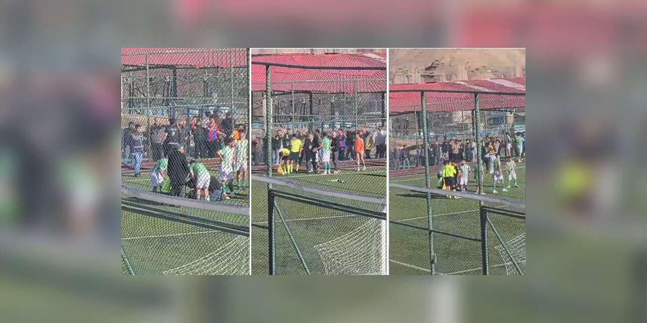 Amatör lig maçında skandal: Hakemin başına skuter atıldı