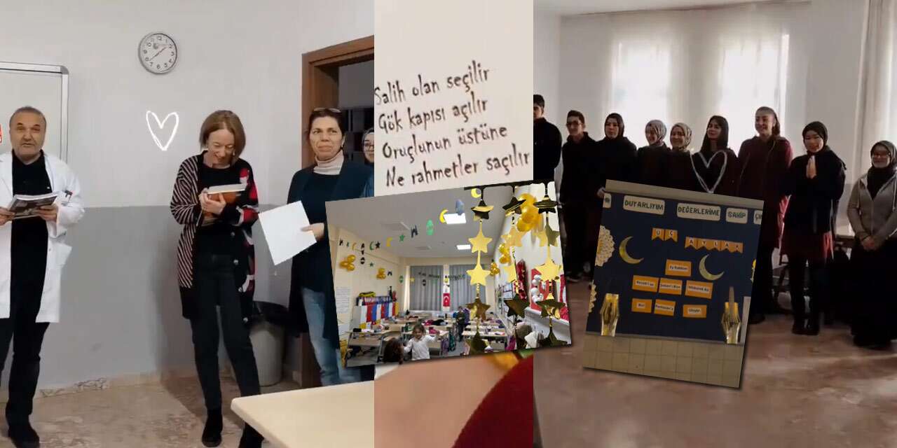 Okullar Ramazan Chef’e döndü