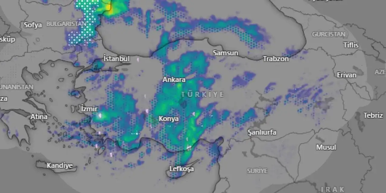 Meteoroloji uyardı: Türkiye’nin dört bir yanını sağanak ve fırtına vuracak!