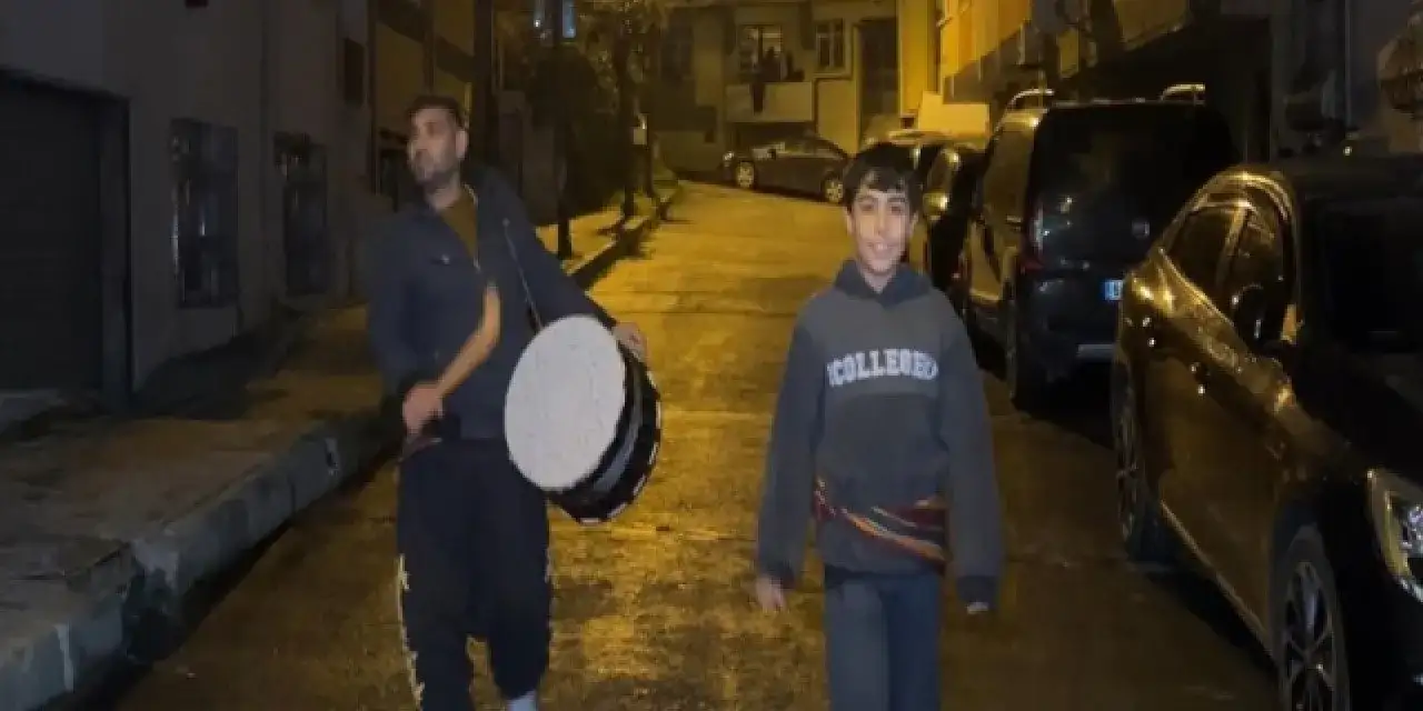 Ramazan davulcuları ilk sahurda göreve başladı