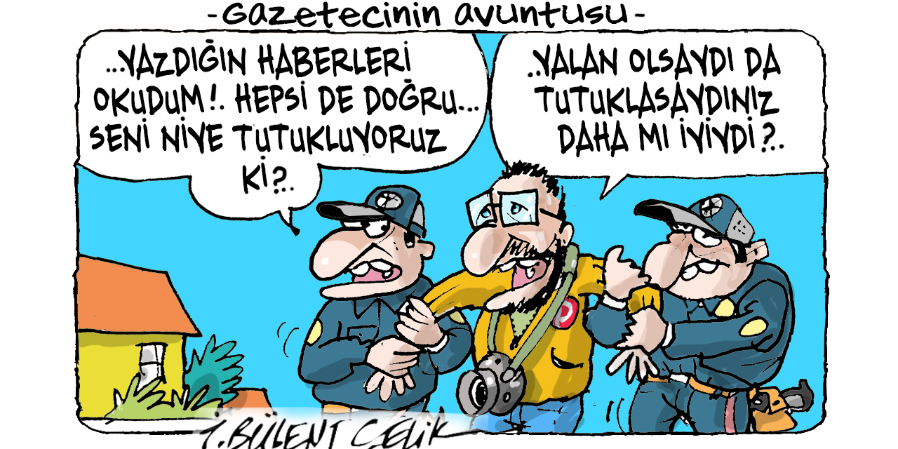 İ. Bülent Çelik'in 21 Şubat 2026 tarihli karikatürü