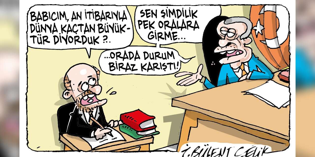 İ. Bülent Çelik'in 22 Şubat 2026 tarihli karikatürü