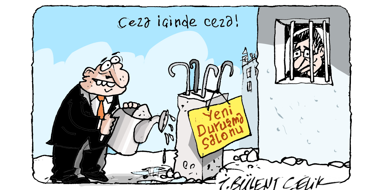 İ. Bülent Çelik'in 24 Şubat 2026 tarihli karikatürü