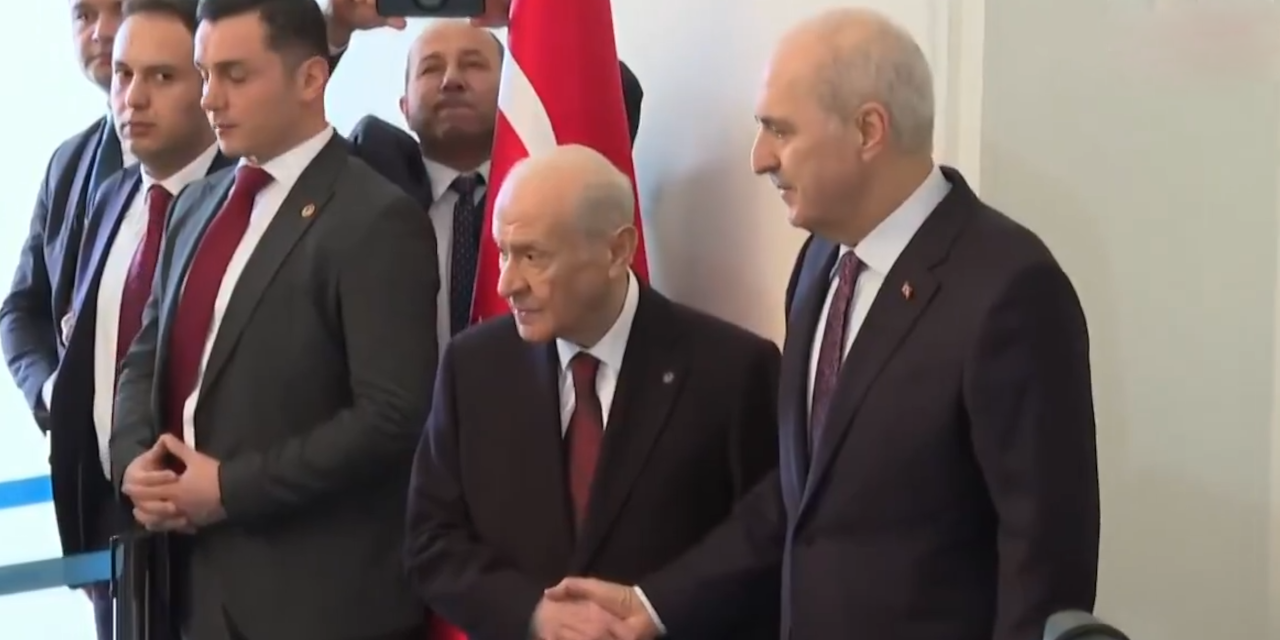 Numan Kurtulmuş, Devlet Bahçeli'yi ziyaret etti