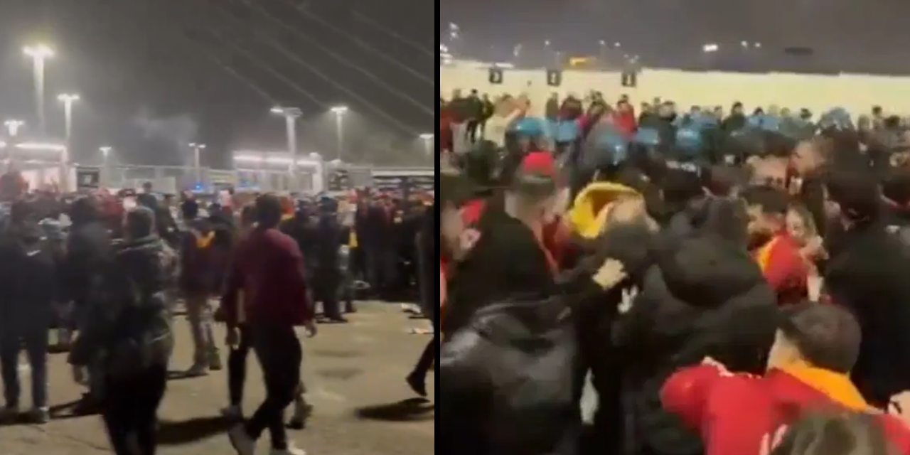 Juventus - Galatasaray maçı öncesi sokaklar karıştı: İtalyan polisinden sert müdahale!