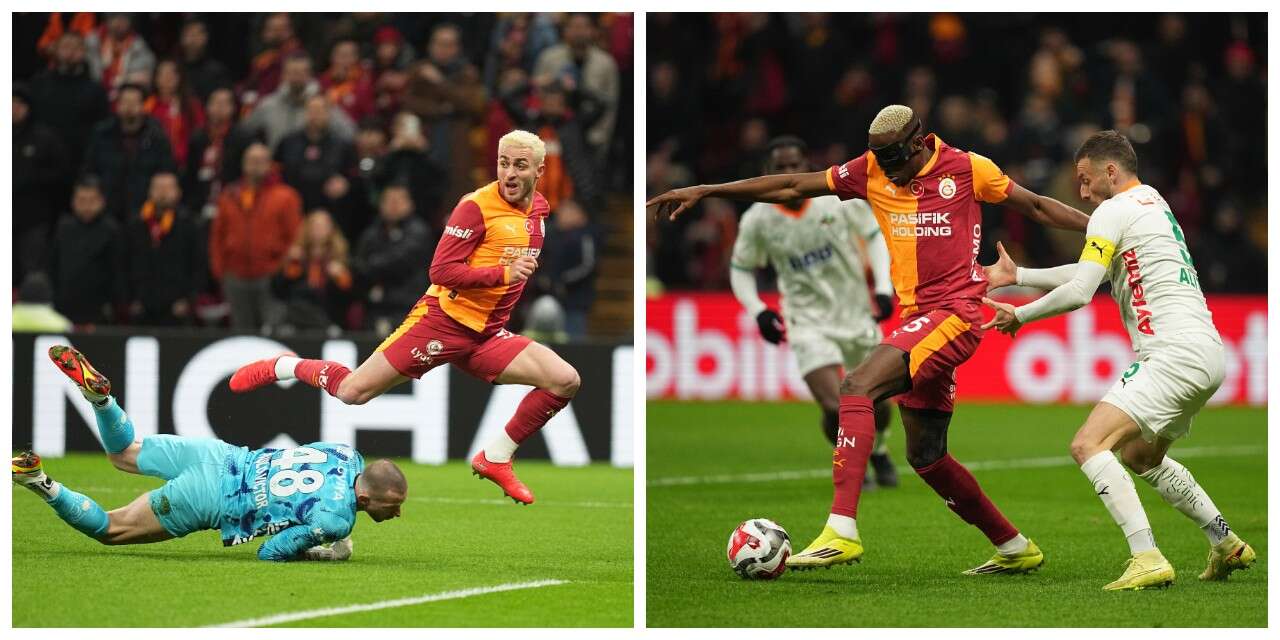 Galatasaray 3 puanı 3 golle aldı