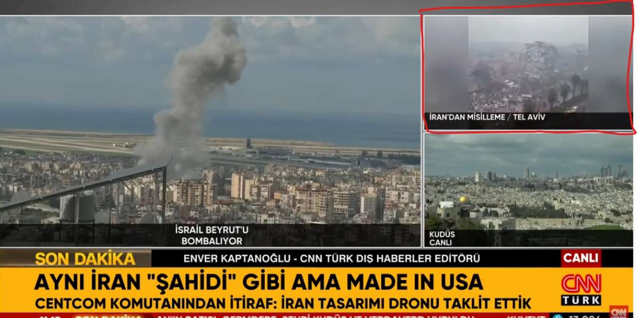 CNN Türk'ten yeni skandal: Tel Aviv dediler Kahramanmaraş çıktı: Kanal açıklama yayınladı