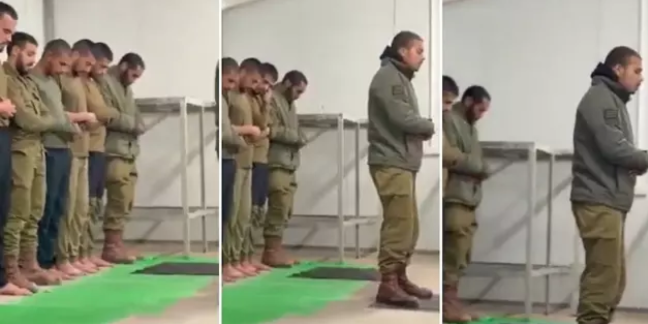 İsrail ordusunda Müslüman askerler: Teravih görüntüleri ortaya çıktı