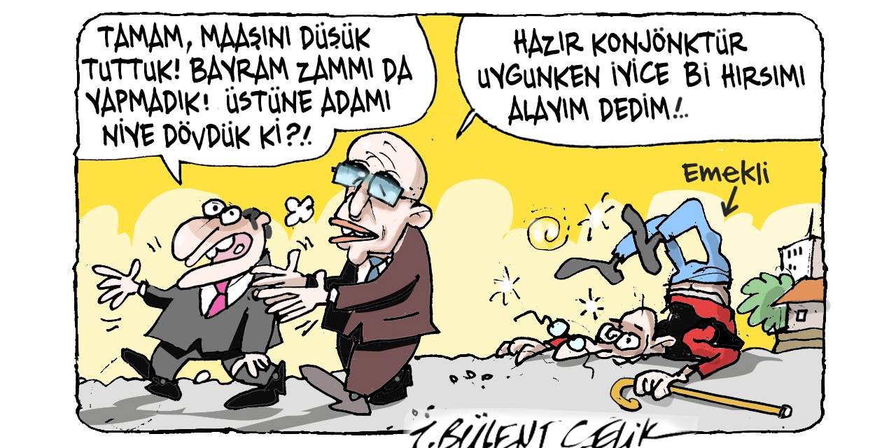 İ. Bülent Çelik'in 7 Mart 2026 tarihli karikatürü
