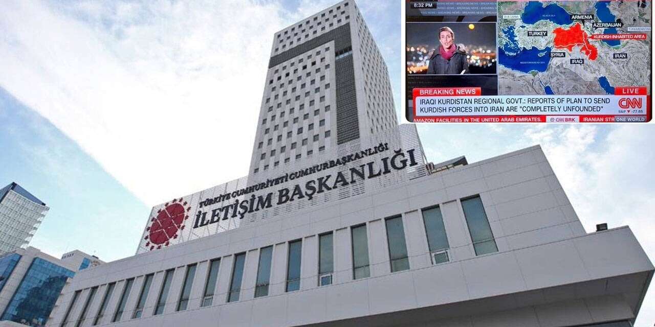 CNN'in 'Kürtlerin yaşadığı alanlar' haritasına Ankara'dan tepki