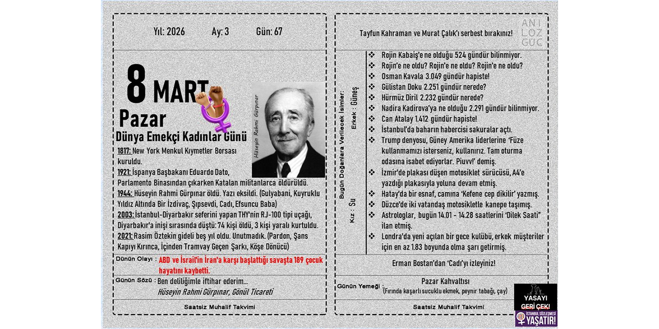 Dünya Emekçi Kadınlar Günü