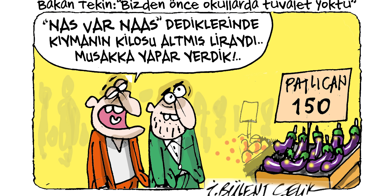 İ. Bülent Çelik'in 9 Mart 2026 tarihli karikatürü