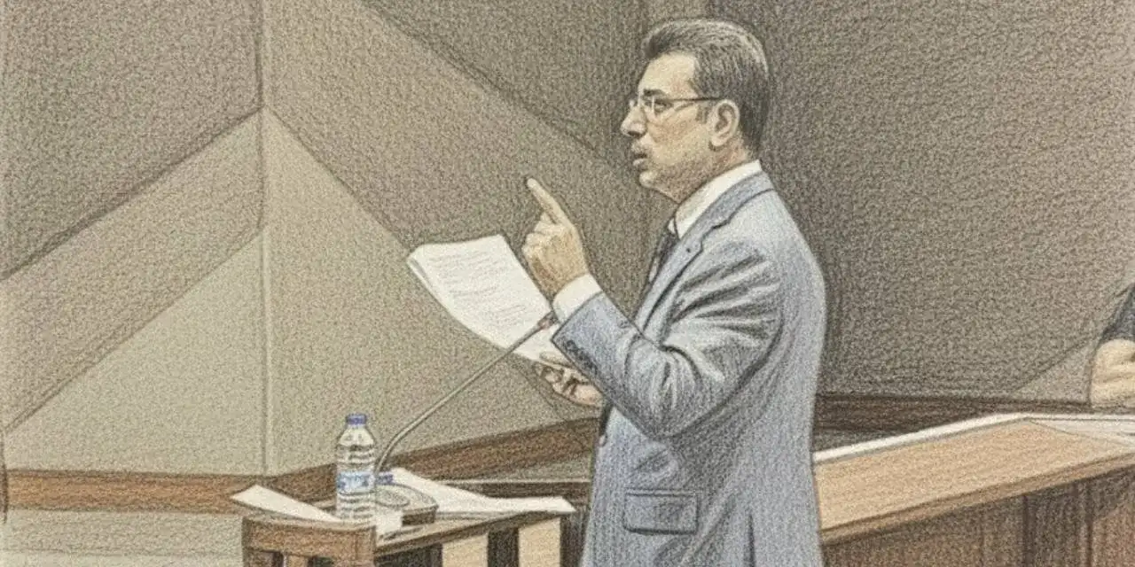 Ekrem İmamoğlu 355 gün sonra adalet için kürsüde!