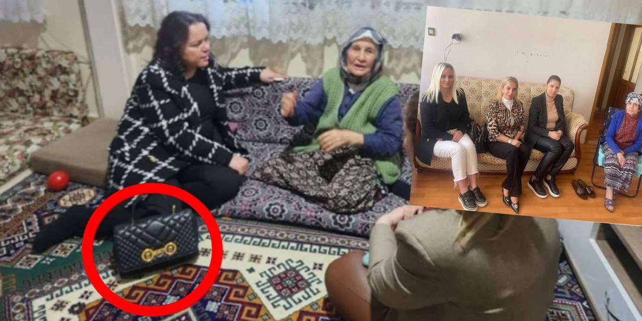 AK Partili vekil yurttaşın yoksulluğunu 91 bin liralık çantasıyla dinledi