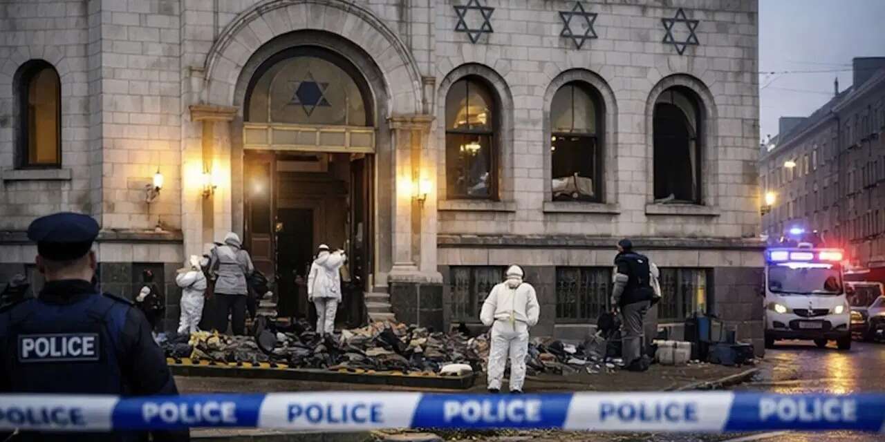 Belçika'da sinagog önünde patlama!