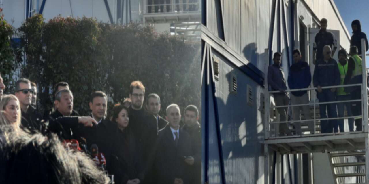 Duruşma salonu yetişmedi, işçiler Özgür Özel'i dinledi