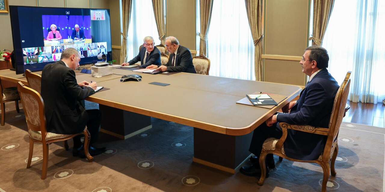 Cevdet Yılmaz, AB liderler toplantısına katıldı: Önceliğimiz savaşın sona ermesi