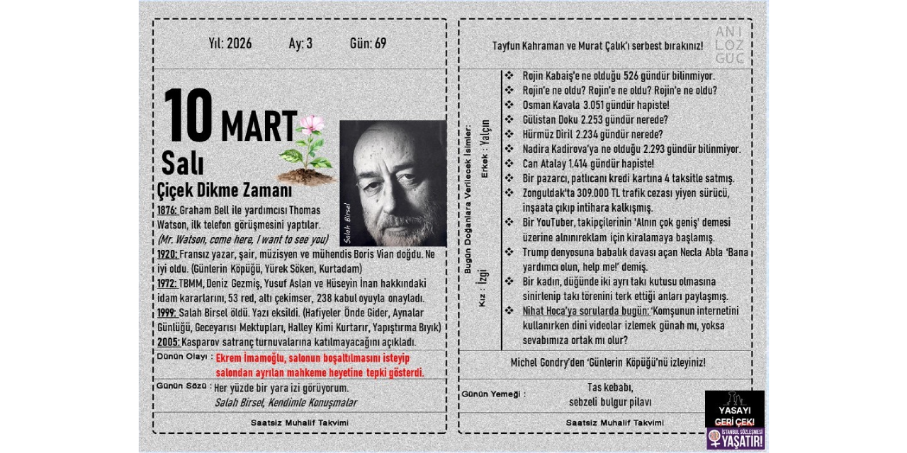 Çiçek Dikme Zamanı