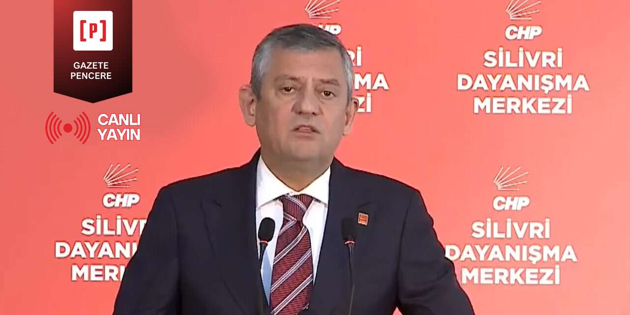 CHP lideri Özgür Özel Silivri’de grup toplantısında konuşuyor
