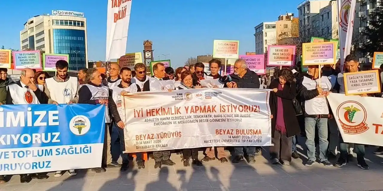 Türk Tabipleri Birliği ‘Beyaz Yürüyüş’ başlattı