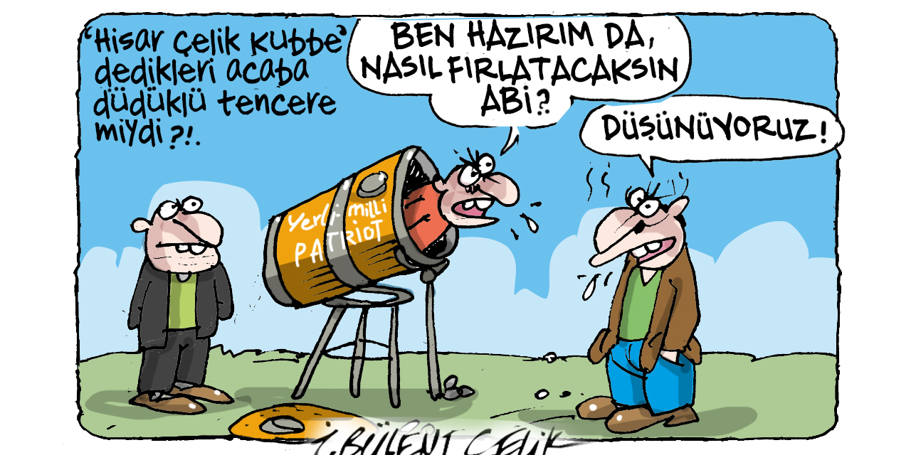 İ. Bülent Çelik'in 13 Mart 2026 tarihli karikatürü