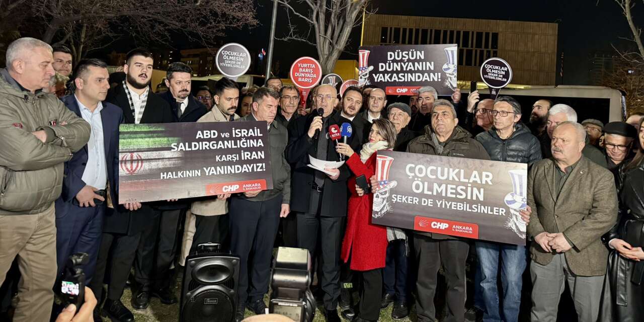 CHP'den ABD Büyükelçiliği önünde eylem