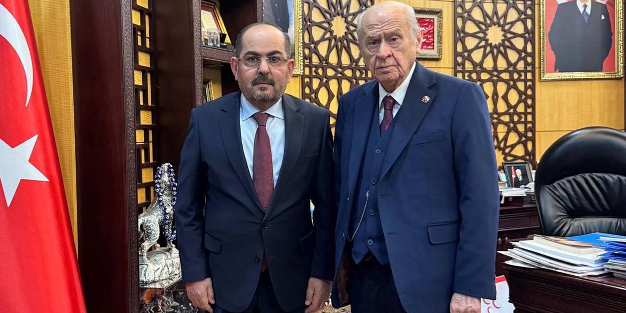 Bahçeli'den, Suriye Türkmen Meclisi Başkanlığı'na seçilen Abdurrahman Mustafa'ya 'tebrik' telefonu