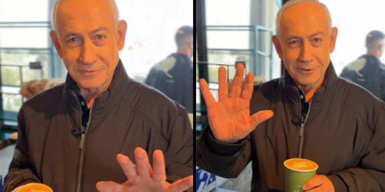 Netanyahu’dan "öldü" iddialarına videolu yanıt: Parmaklarını gösterdi